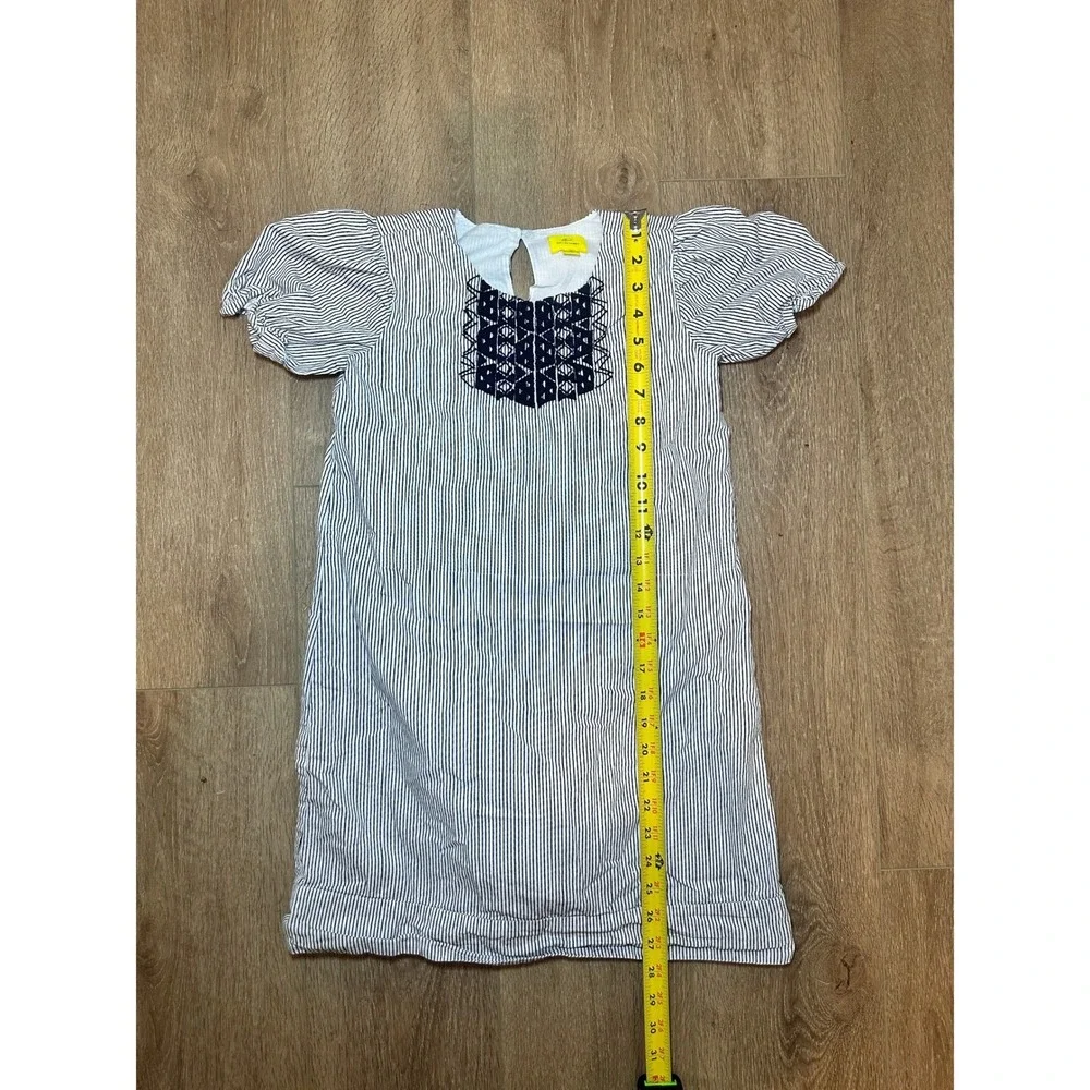 Roller Rabbit Girls Roberta Capellini Lorelei Embroidered Dress 10 Years Navy